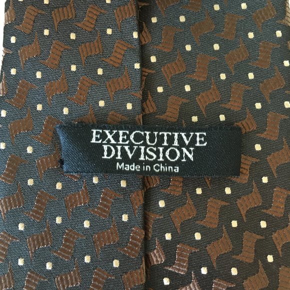 Executive Division Men's Neck tie 100% polyester - Picture 4 of 4